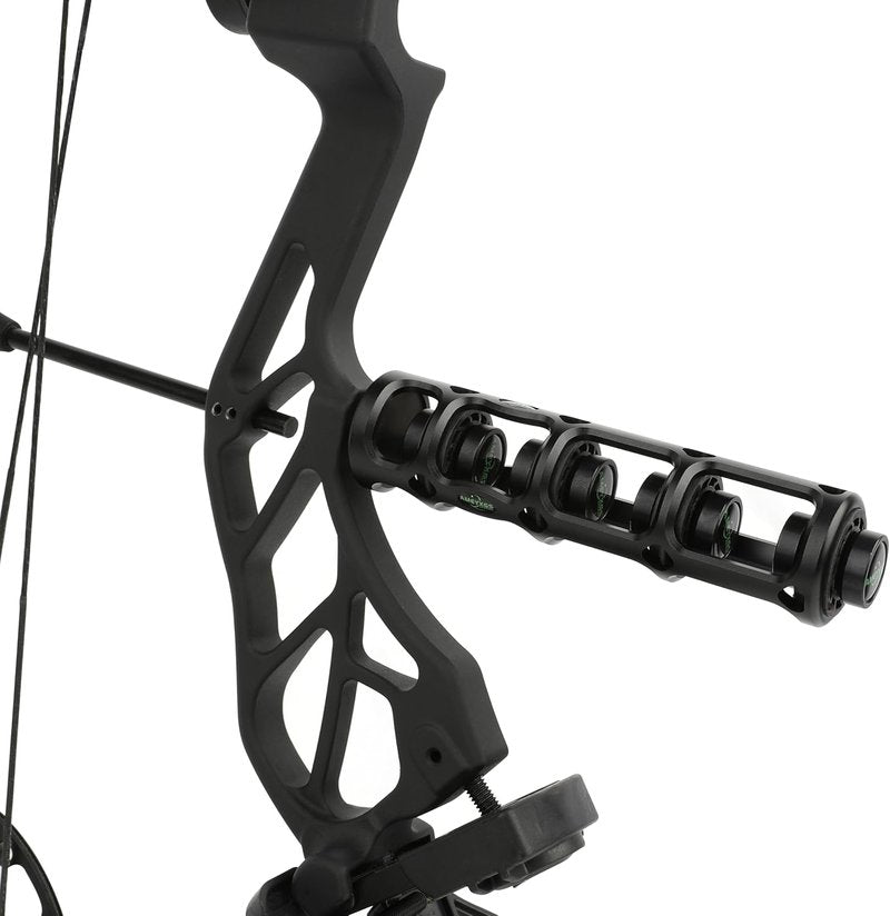 Archery Bow Stabilizer - 7 Inch Aluminum Alloy Vibration Damper | CNC Machined Compound Bow Accessory