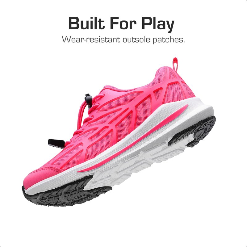 DREAM PAIRS Boys Girls Running Shoes Kids Athletic Lightweight Breathable Gym School Shoes,Size 13 Little Kid,Hot Pink,KKUMRS2521