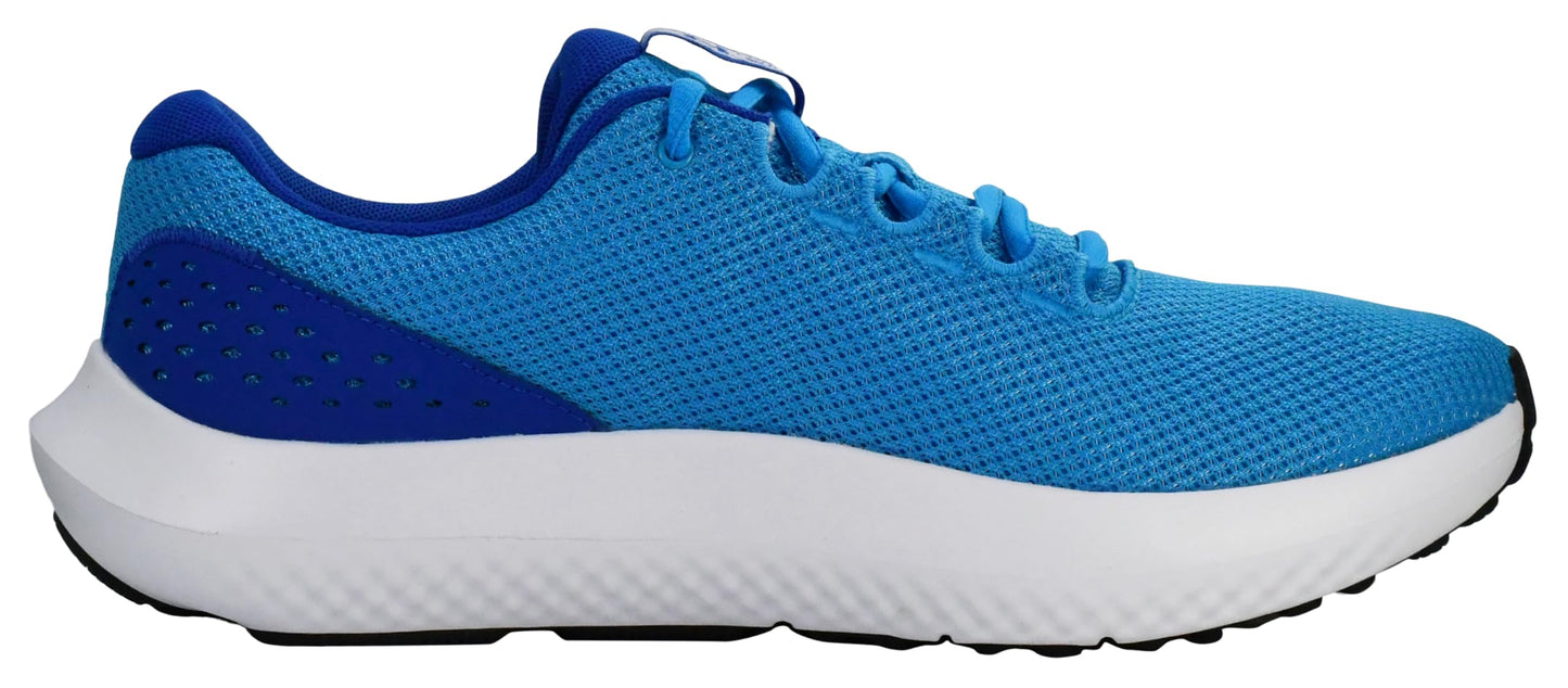 Under Armour Men's Charged Surge 4, (428) Electric Blue/Royal/White, 9, US