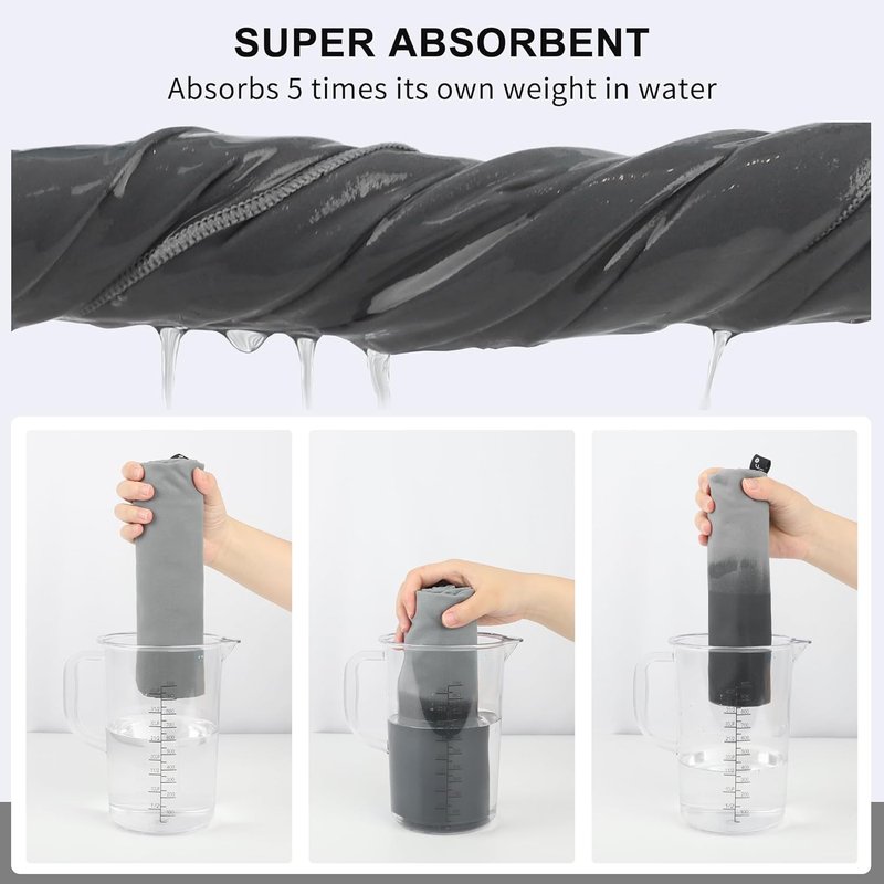 Microfiber Travel Towel - Quick Dry, Super Absorbent & Lightweight | Ideal for Gym, Camping & Beach