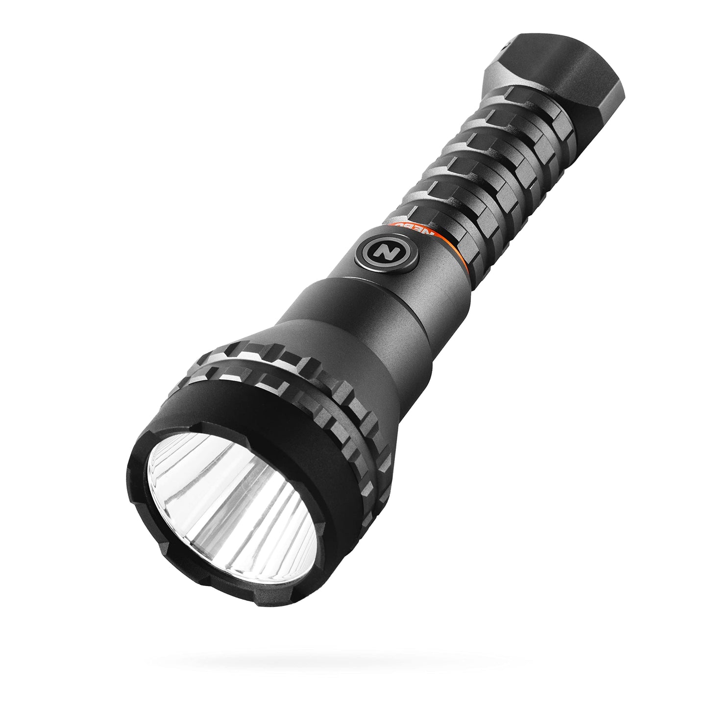 NEBO Luxtreme 500-Lumen LED Flashlight –Bright Rechargeable Flashlight With 4 Light Modes, Water Resistance, Half Mile Light Beam, Storm Gray