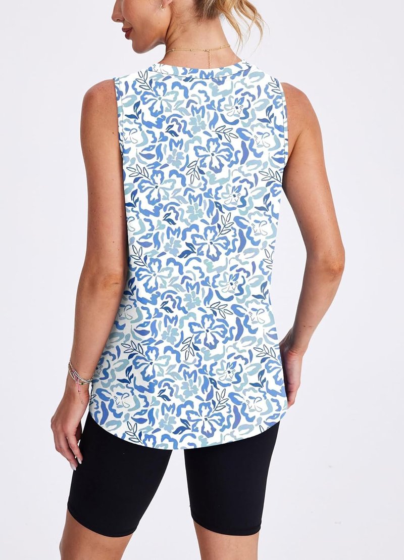 Women's Workout Tank Tops - Lightweight Sleeveless Athletic Shirts for Running, Tennis & Yoga | Loose Fit