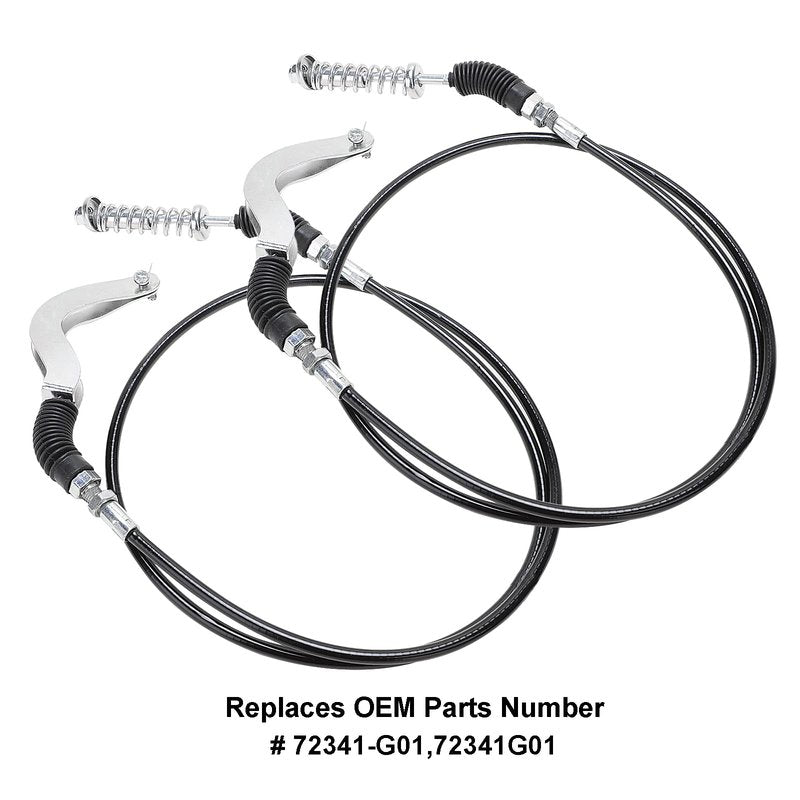 Roykaw Golf Cart Forward and Reverse Transmission Shift Cable for 1996-2001 EZGO TXT ST350/ST480 Workhorse Gas Models, Replaces OEM # 72341-G01,50.5" Long