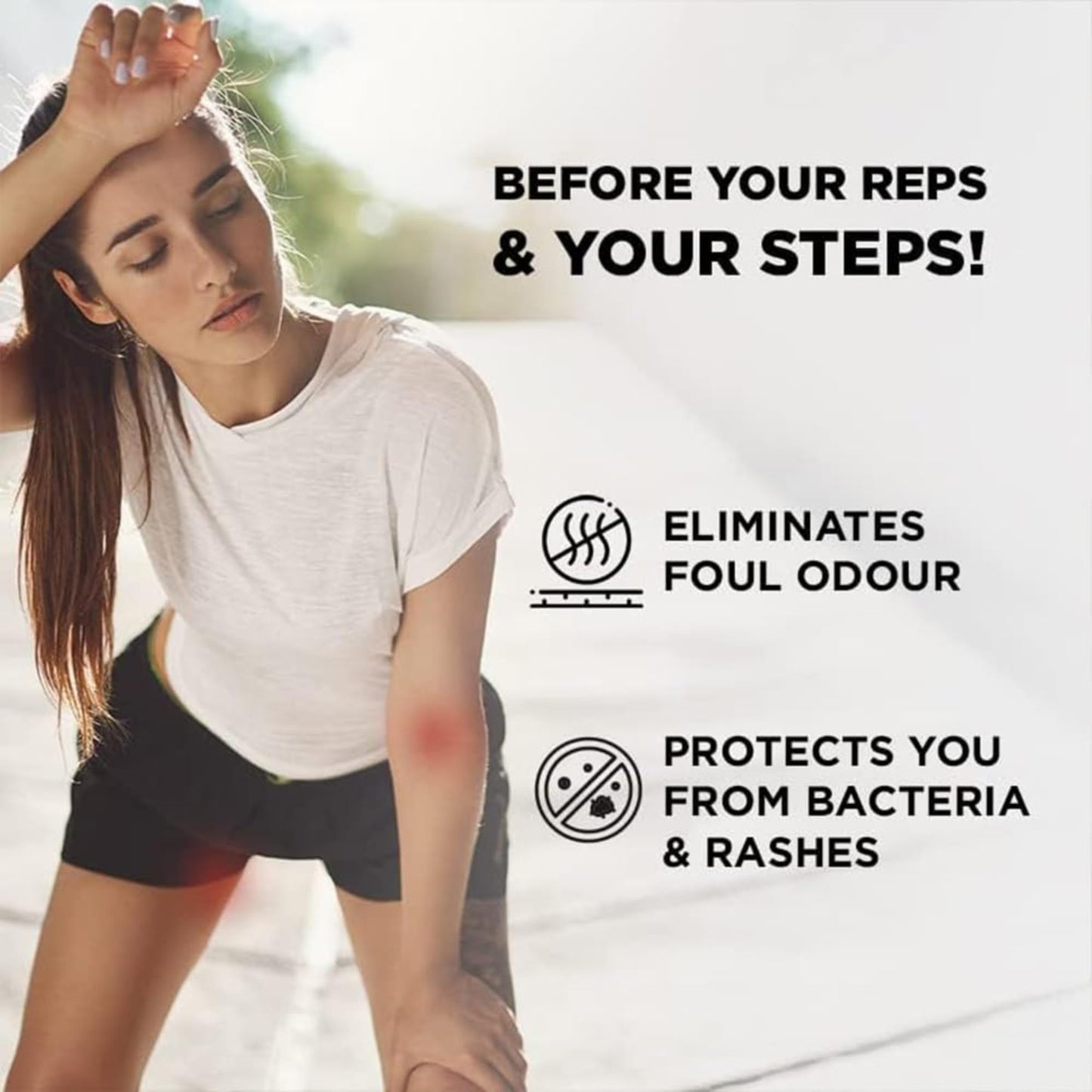 Pee Safe Anti Chafe Stick with Coconut Oil & Aloe Vera, Anti Friction Balm for Thigh & Underarm Care, Non Greasy Skin Protection for Men & Women, 2.65 Oz