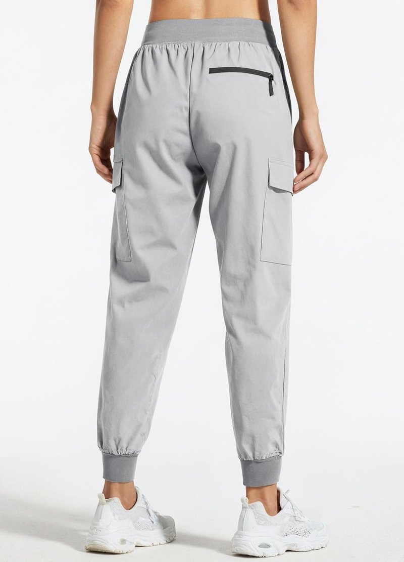 Libin Women's Cargo Joggers - Lightweight Quick-Dry Hiking Pants for Athletic Travel | Casual Comfort