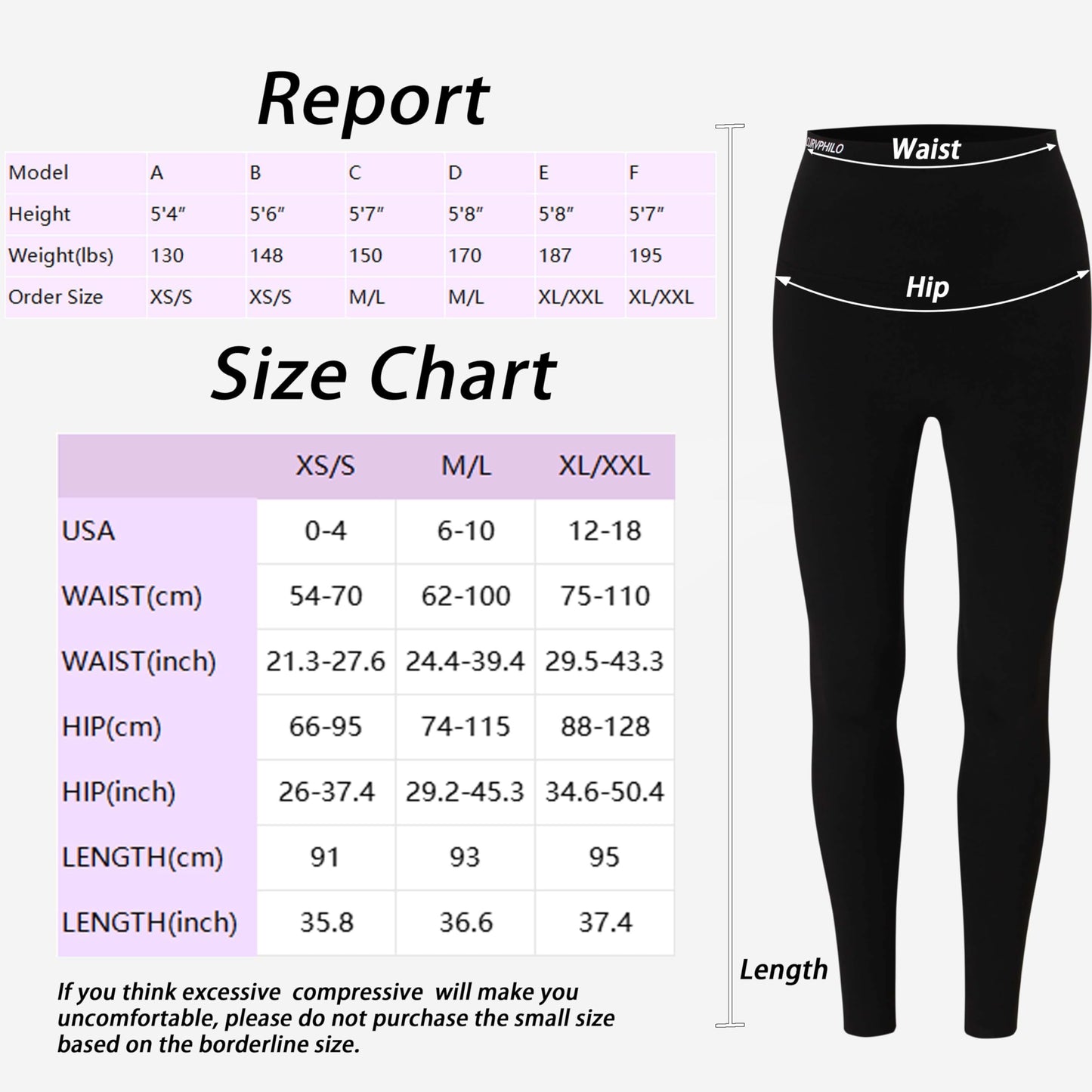 Curvphilo Compression Leggings Butt Lifting Tummy Control Stretchy Pants Yoga Pants Seamless High Waist Shapewear Tights(XL/XXL, Black)