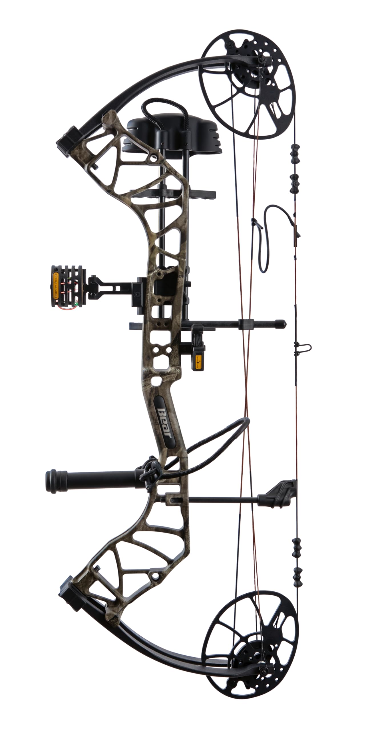 Bear Legit Maxx Ready to Hunt Compound Archery Bow, 70lb. Draw Weight, Right Hand, Mossy Oak Roots/Black