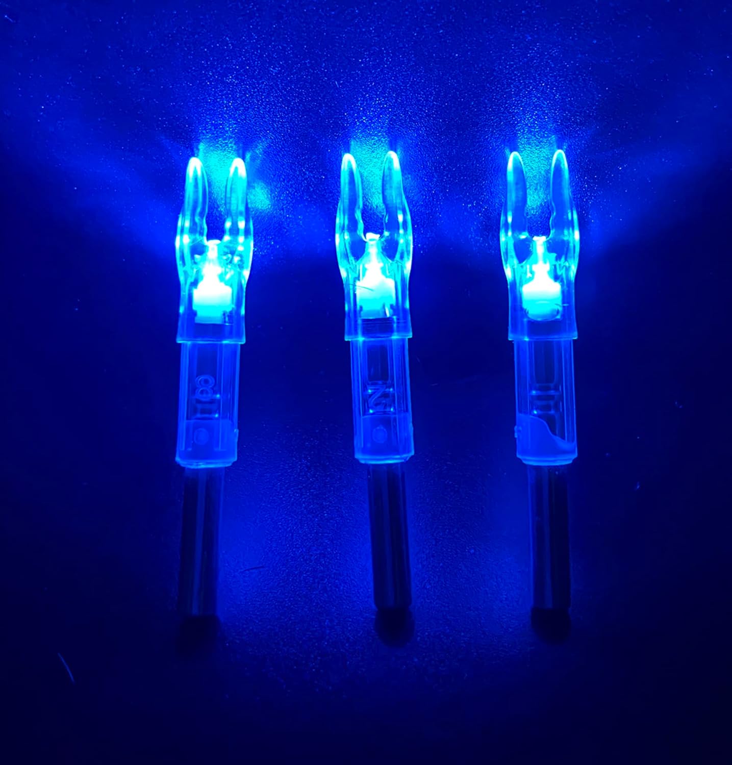 Lighted Arrow Nocks - 12-Pack or 6-Pack | .244/6.2mm Archery Nocks with Screwdriver for Hunting