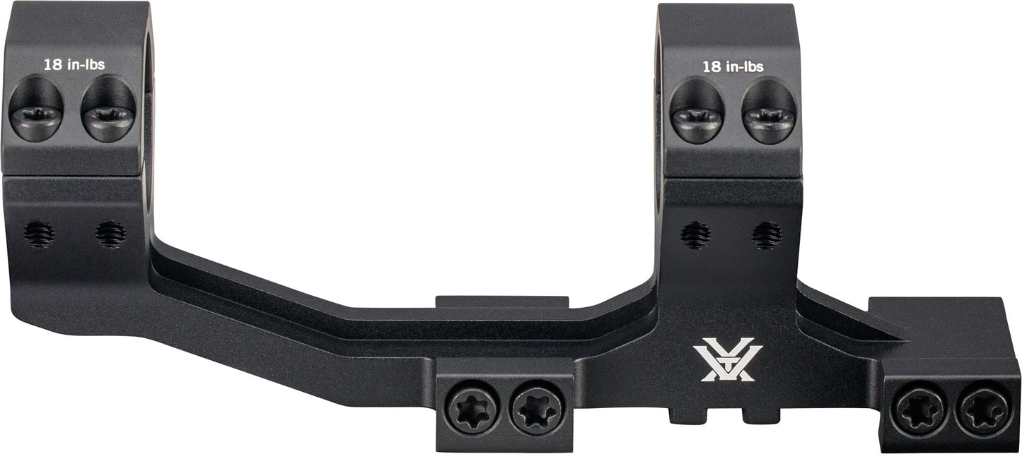 Vortex Sport Cant 30mm 1.5" Scope Mount, 6061 Aluminum, Pick, 2" Offset, Torx T-25, 5.39 oz (SCM-30-150)
