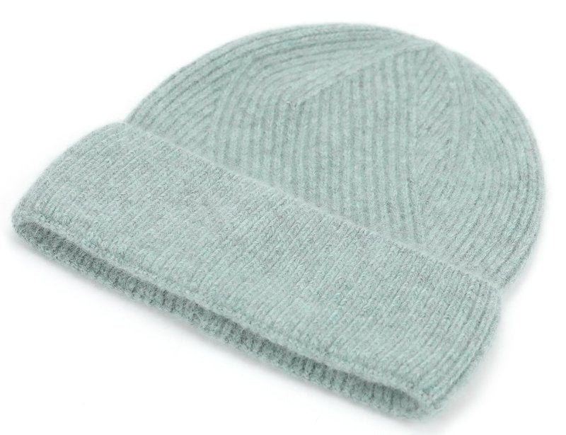 EASTER BARTHE Blue Cuffed Beanie Hat for Women Men Winter Warm Ribbed Knit Cuffed Beanie Skull Cap Ski Hat (Blue)