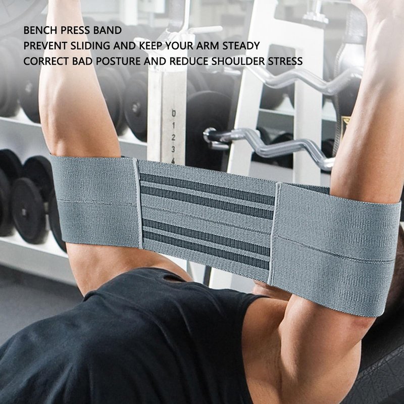 Bench Press Band Sling, Exercise Assistance Workout Band, Power Weight Lifting Training Fitness Increase Strength Push Up Gym Workout for Men and Women (L)