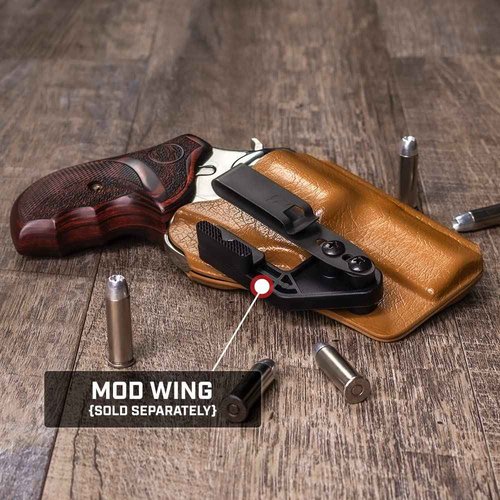 Tulster RATH IWB Kydex Revolver Holster fits: Kimber K6S 2" .357 Magnum | Ambidextrous Inside The Waistband Appendix Concealed Carry