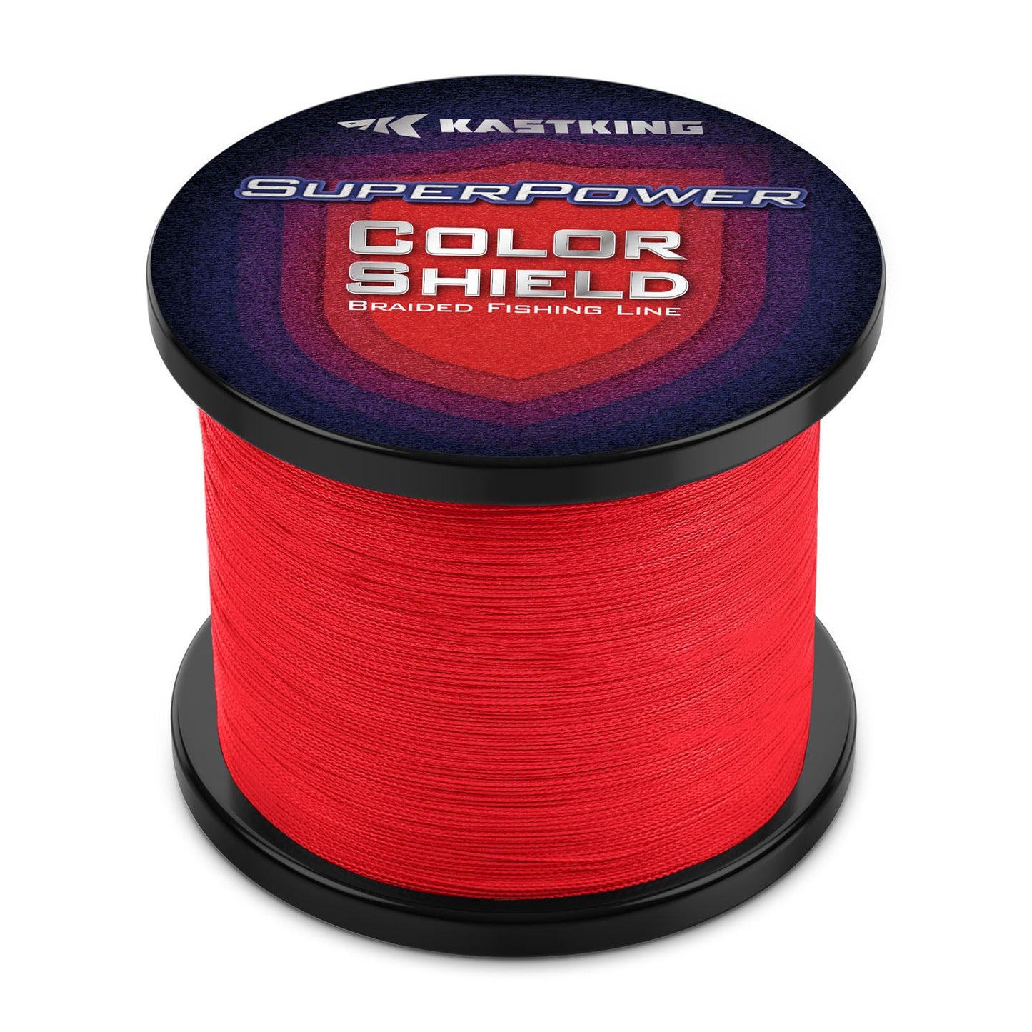 KastKing Superpower ColorShield Braided Fishing Line, Red, 80LB, 1000Yards, X4