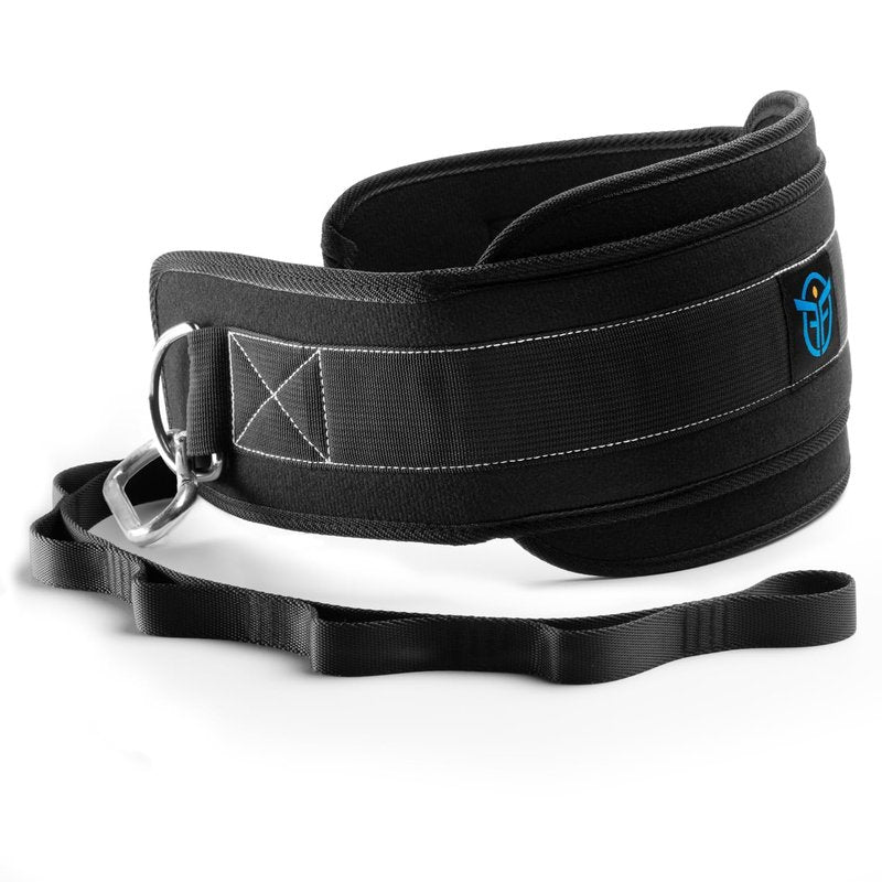 ERIC FLAG - Dip Belt with Adjustable Chain or Rope for Weightlifting, Calisthenics, Crossfit, Up to 660lbs of Load - Heavy Duty Weight Belt for Pull-ups and Dips, Adapted to Every Morphology