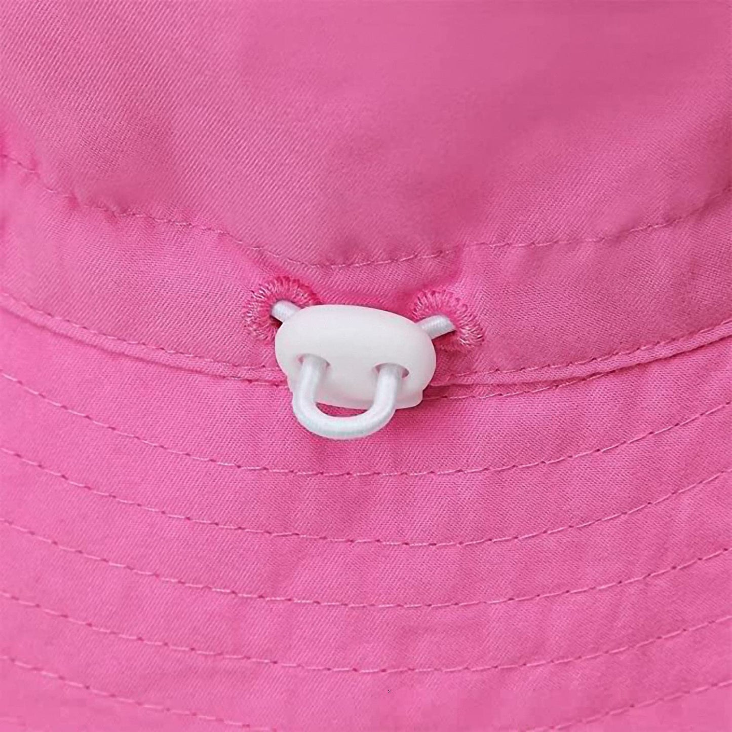 55cube Baby Sun Hat 6-24M UPF 50+ Bucket Hat w/Chin Strap 1 Pack Pink