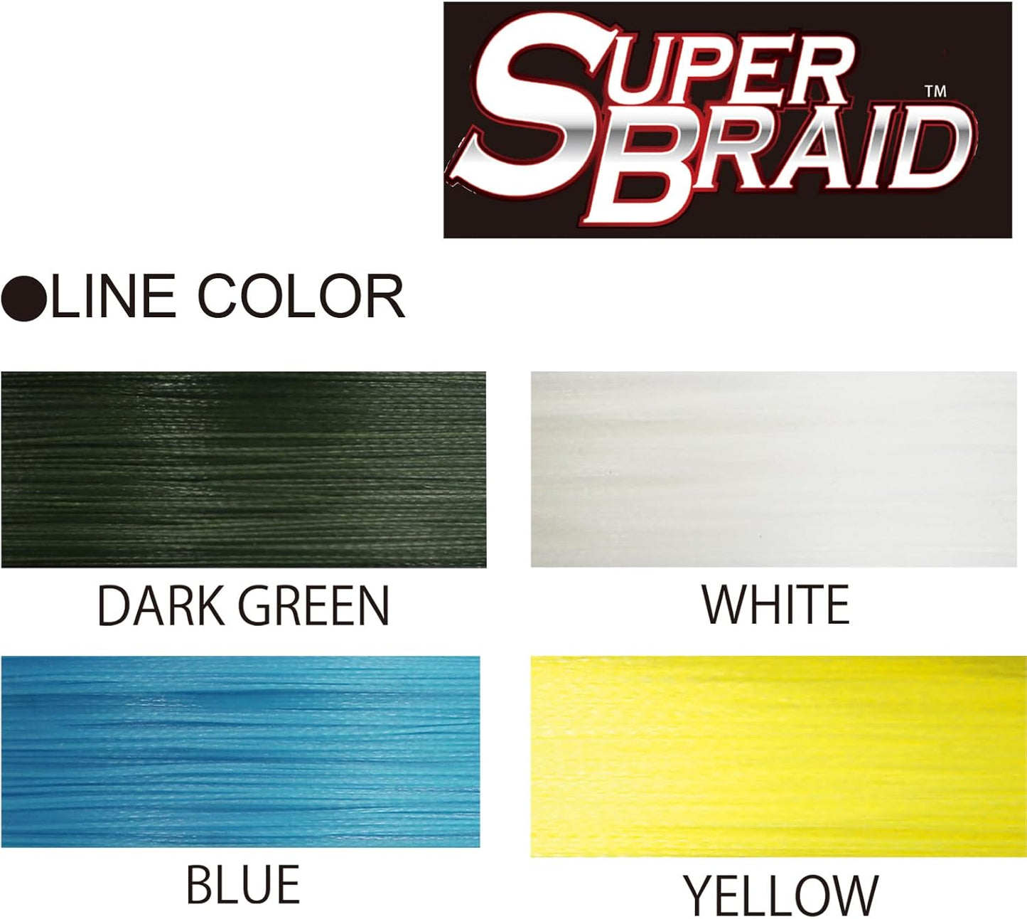 Yo-Zuri SuperBraid Fishing Line - Dark Green 150 Yards | Durable & High-Performance