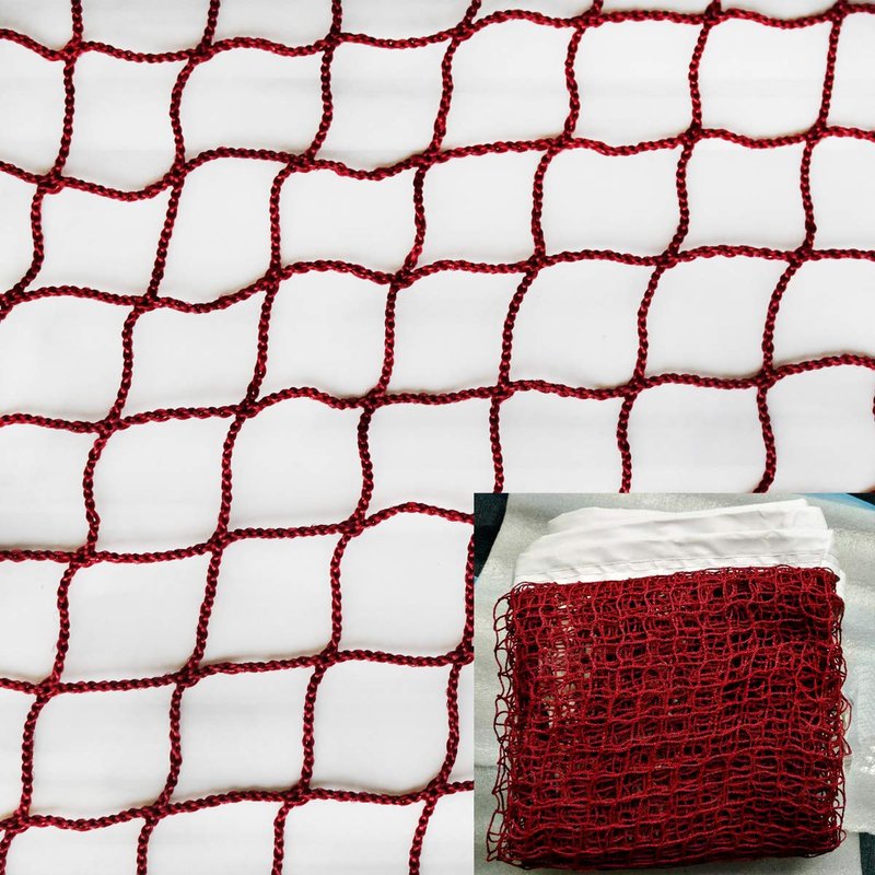 DOURR Badminton Tournament Net with Rope Cable (20 FT x 2.5 FT) (with Nylon Rope Cable)