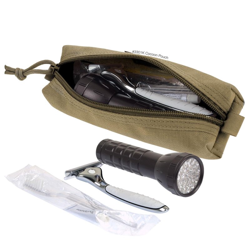Maxpedition Gear Cocoon Pouch, Khaki, Medium