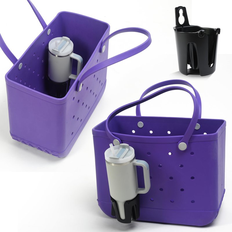 Tributary Brands Cup Holder for Bogg Bag and EVA Beach Bags - Compatible with Most EVA Beach Bags with Circular Hole- Bogg Bag Accessories