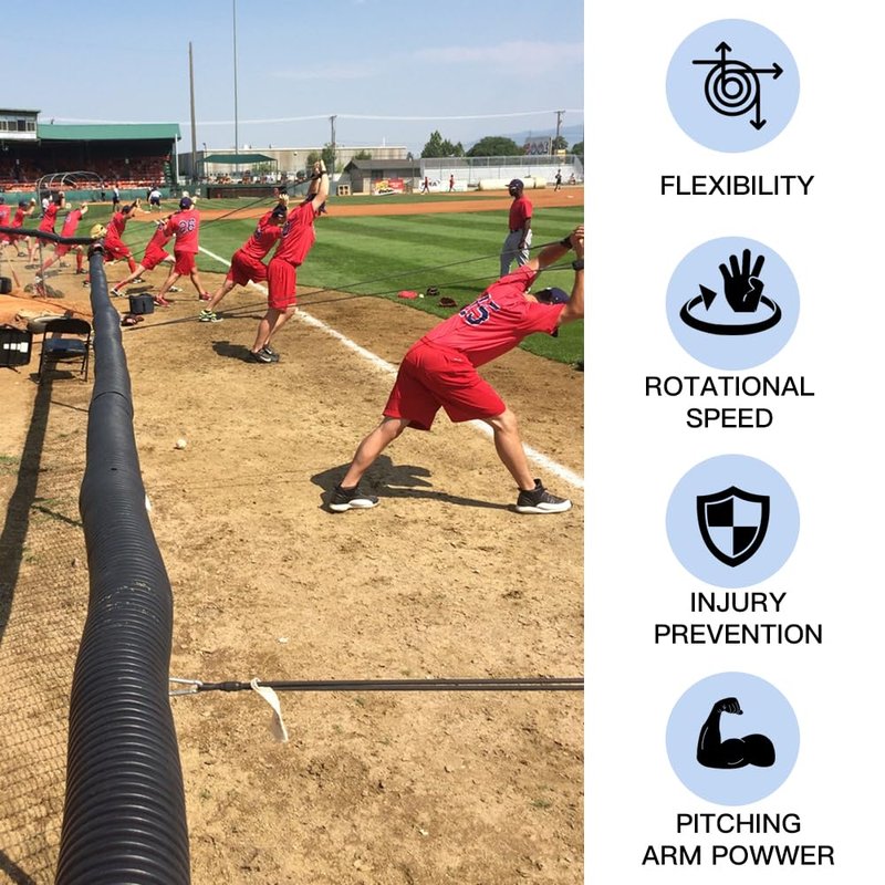 Baseball Softball Resistance Training Bands,Baseball Training Equipment,Baseball Pitching Trainer and Arm Trainer,Softball Training Aid for Pitching Arm Strength Throwing Warm up Stretching
