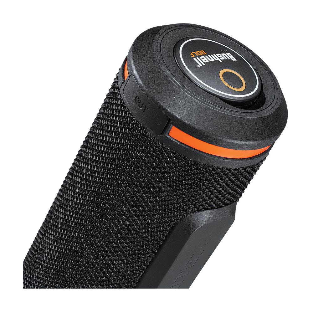 Bushnell Wingman GPS Golf Speaker Bundle - Music & Audible Distances Bluetooth Speaker for Golf Cart - Score Tracking, 3D Flyovers & 36,000+ Courses - includes PlayBetter Protective Neoprene Pouch