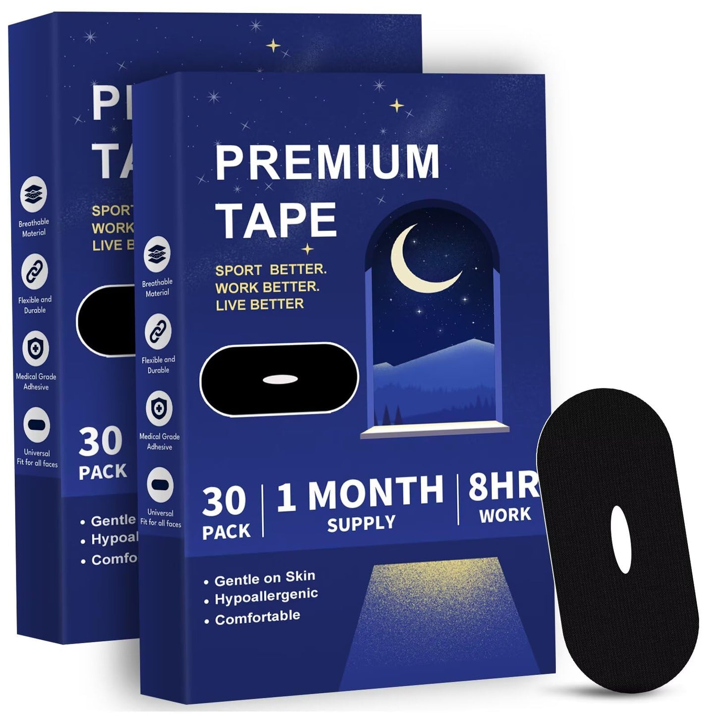 Athletic Elastic Tape 60 Pack, Simple & Practical, Easy to Use N5