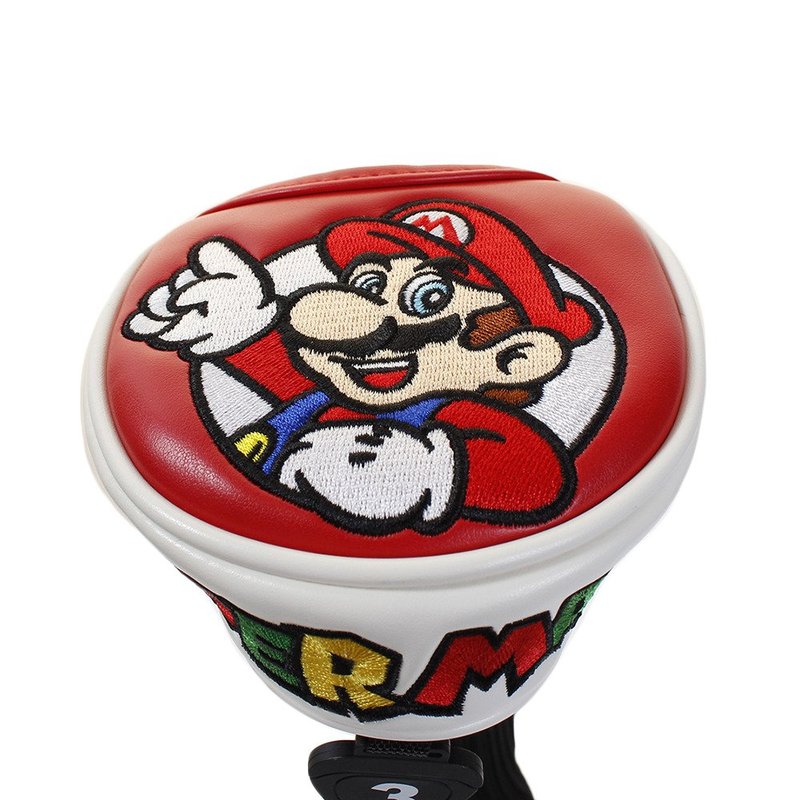 Enjoy Caddie Bag(ENJPL) SMHF001 Super Mario Head Cover for FW (Mario), Medium, Clear