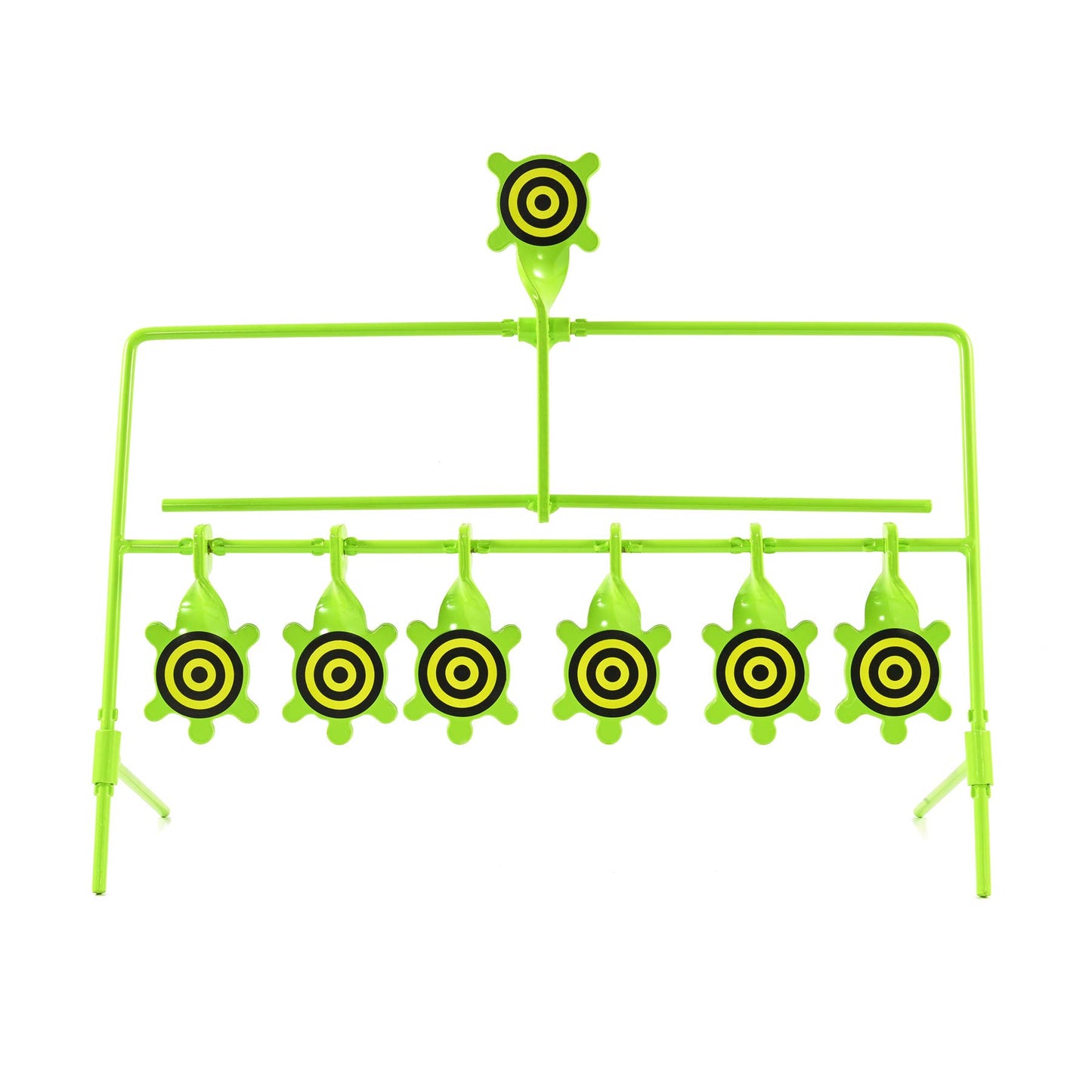 KNINE OUTDOORS 6 Pack Turtle Sign Air Gun Pellet BB Gun Rimfire Resetting Target, Rated for .22 .177 Caliber, 7 Targets