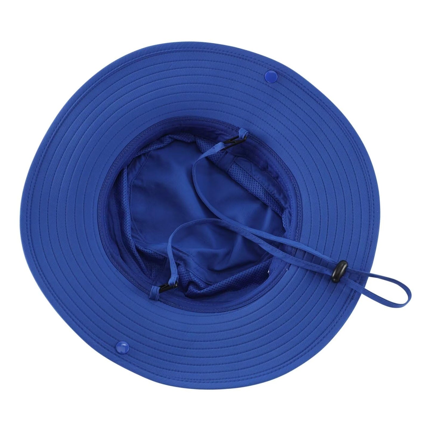 Connectyle UPF 50+ Fishing Hat for Men and Women UV Protection Boonie Hat Breathable Cowboy Hat Summer Travel Hat Royal Blue