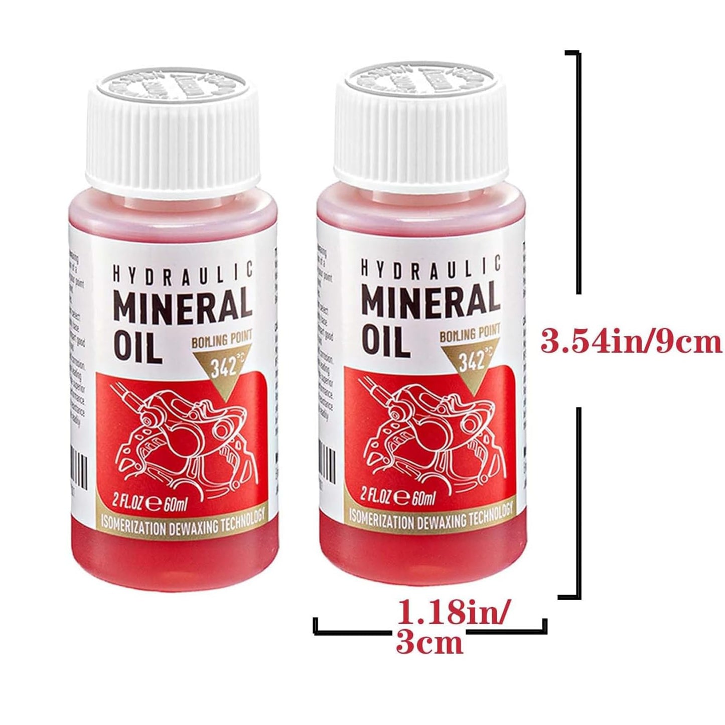Brake Bleed Kit for Shimano, TEKTRO, TRP Hydraulic Disc Brakes, Brake Fluid Bleeder Kit for MTB/Road, with Performance Mineral Oil Brake Fluid 120ml/4oz, Professional Brake Bleed Kit