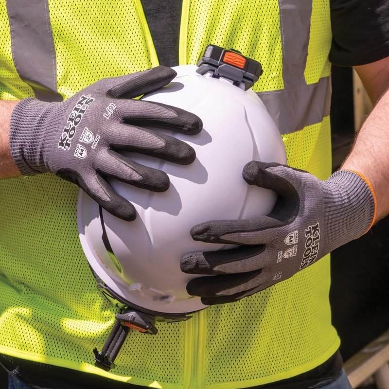Klein Tools Work Gloves - Cut Resistant Nitrile Coated | Touchscreen Capable, Medium, 2-Pair