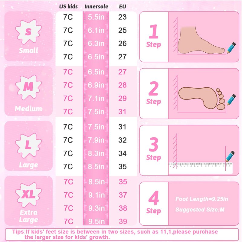 LIRENGUI Girls Roller Skates for Kids Children Beginner, Adjustable Kids Roller Skates with All Light Up Wheels for Sports, Pink & White (Medium 1-4 US)