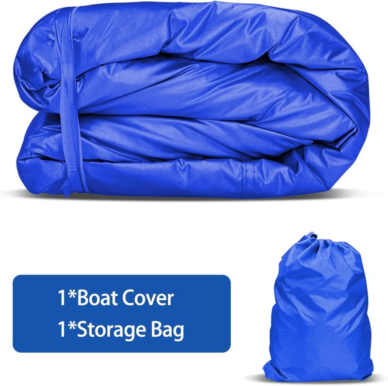 Pedal Boat Cover - Waterproof Heavy Duty for 3 or 5 Person Paddle Boats | Blue