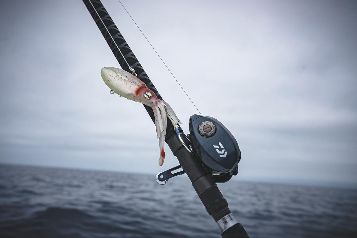 Nomad Design Squidtrex Vibrating Fishing Lure - TPE Soft Plastic Bait for Saltwater Fishing | Strong BKK Assist Hooks