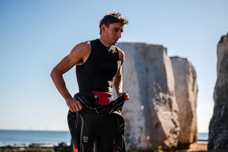 ZONE3 Men's Activate+ Sleeveless Tri Suit - Lightweight, Quick-Drying Triathlon Gear | Perfect for Racing