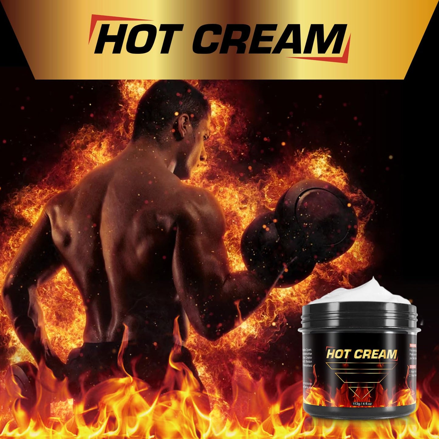 Hot Sweat Cream, Hot Firming Lotion Sweat Enhancer, Creams for Belly Natural Workout Enhancer for Women and Men for Thighs Legs Abdomen Arms and Buttocks