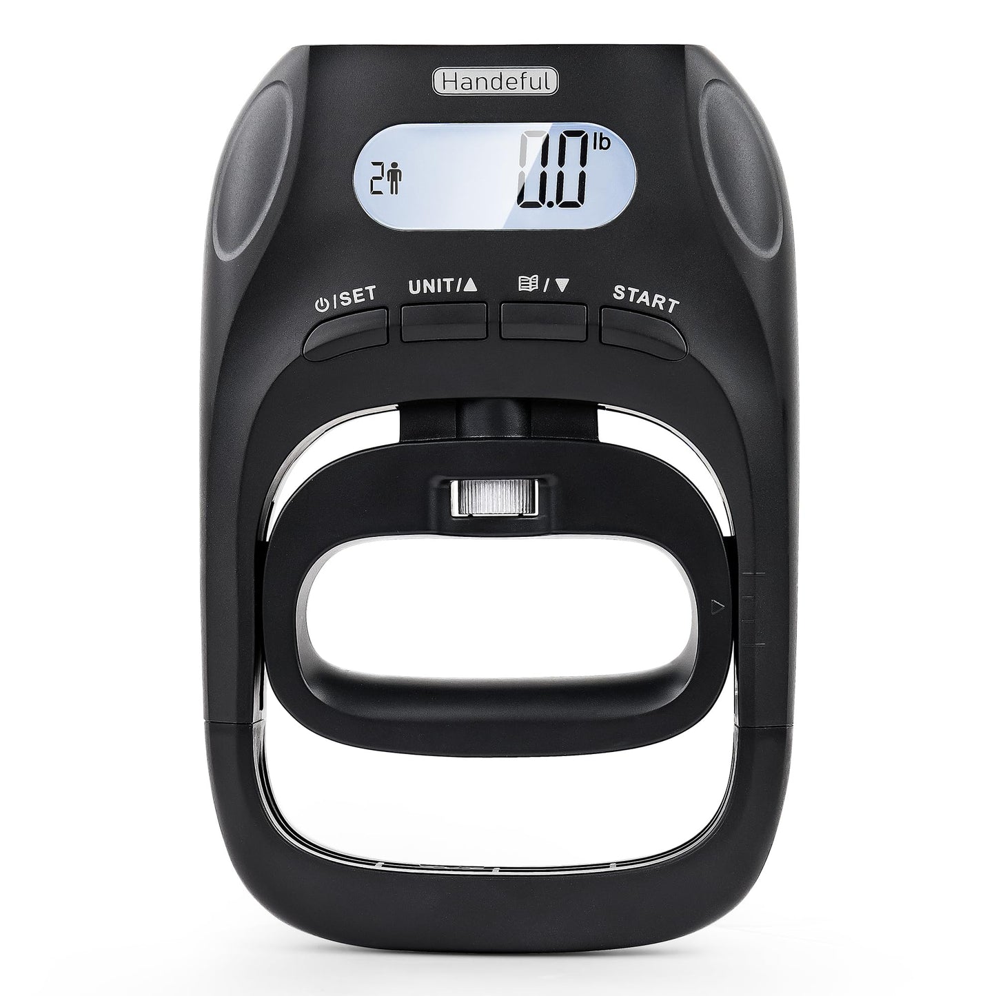Handeful Digital Grip Strength Tester, 397 lb Hand Dynamometer, Black