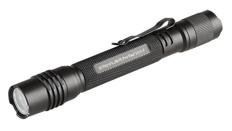 Streamlight 88135 ProTac 2AA-X USB 550-Lumen 10,250-Candela Personal Carry Tactical Flashlight, Rechargeable Capable, Black