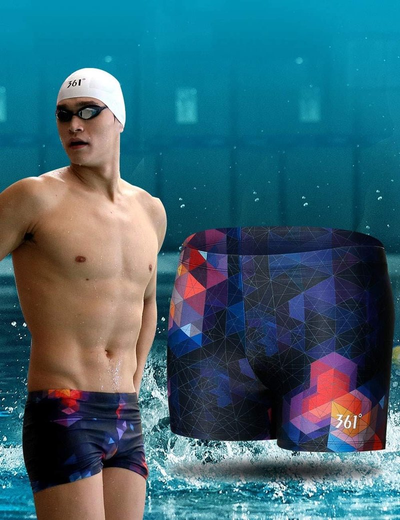 361º Men's Competition Jammers Swimsuit - Square Leg Design for Endurance Training