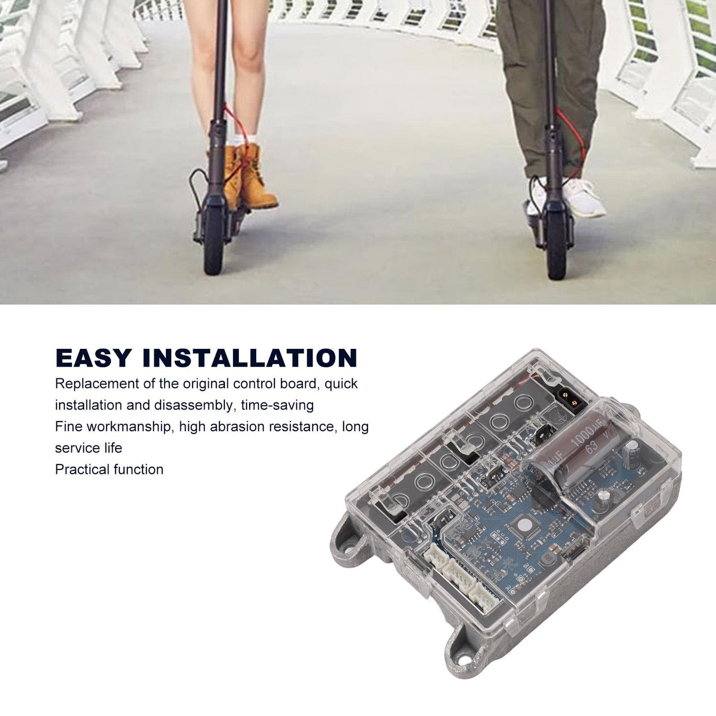 Heayzoki Control Board Replacement for M365 V3.0, Mainboard Dashboard Controller Board Replacement for M365 1s Essential Electric Scooter, Heayzokifsm0bkqxe9