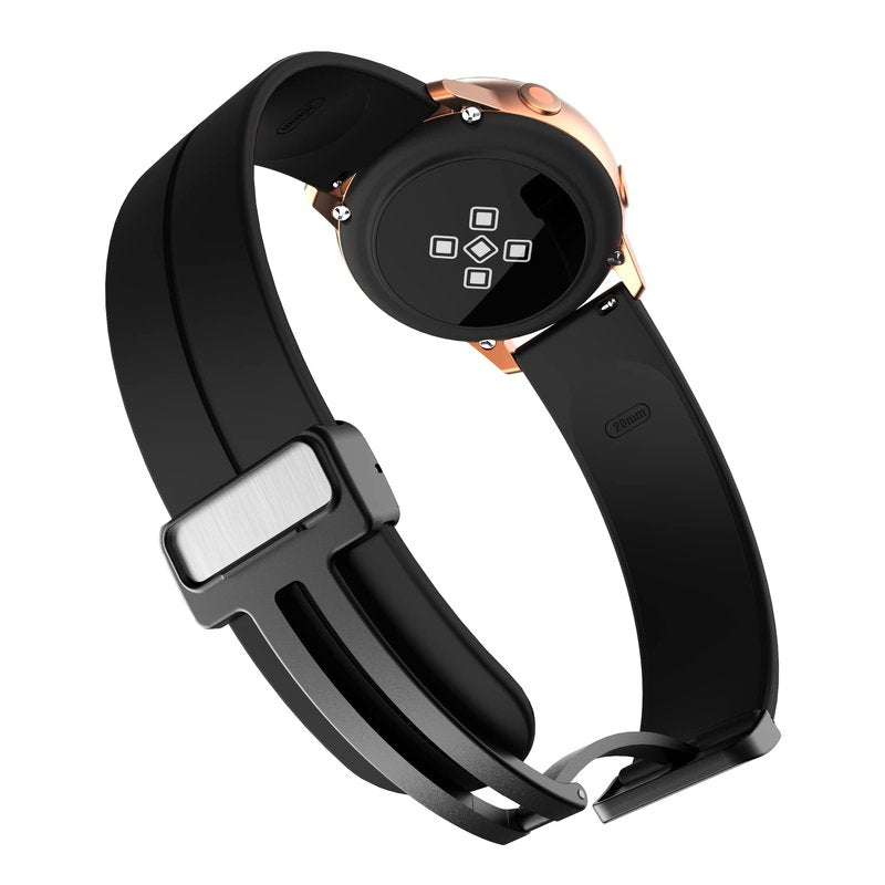 Compatible for Amazfit Bip 5 Band, Lamshaw 22mm Soft Silicone Magnetic Buckle Sport Wristband Replacement Straps Compatible for Amazfit Balance / Bip 5 / Cheetah Pro / Cheetah / GTR 47mm / GTR 2 / GTR