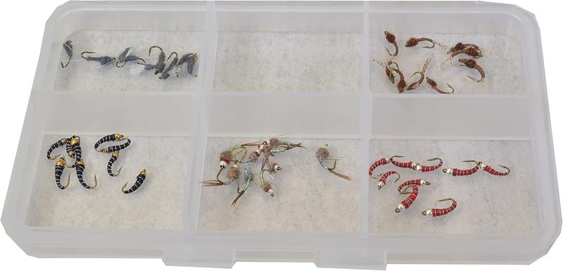 Midge Fly Assortment - Mustad Signature Hooks with Rainbow Warriors & Zebra Midges | Sizes 18, 20, 22