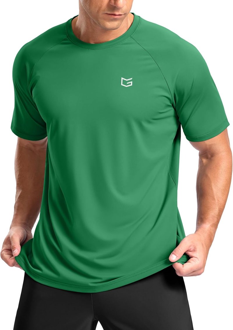 Men's Athletic Workout T-Shirts - Moisture-Wicking Cooling Short Sleeve Performance Tee for Gym & Tennis