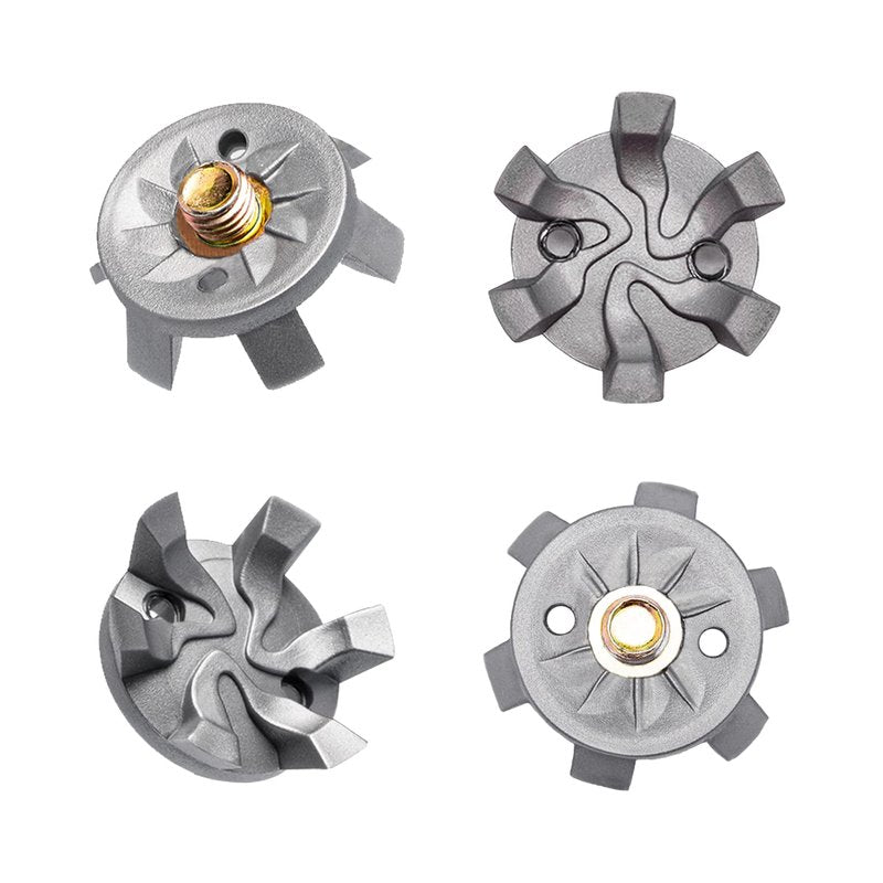 FENLERN Golf Shoe Spikes Cleat Metal Thread Screw 6mm Dia, Grey