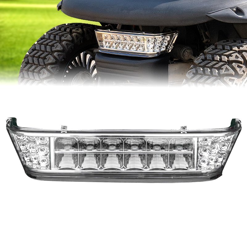 NOKINS Golf Cart LED Headlight Bar for Club Car Precedent 2004-UP Electric Gas Golf Cart, 12V Front Head Light Bar, Replaces OEM 102524801,1025248-01