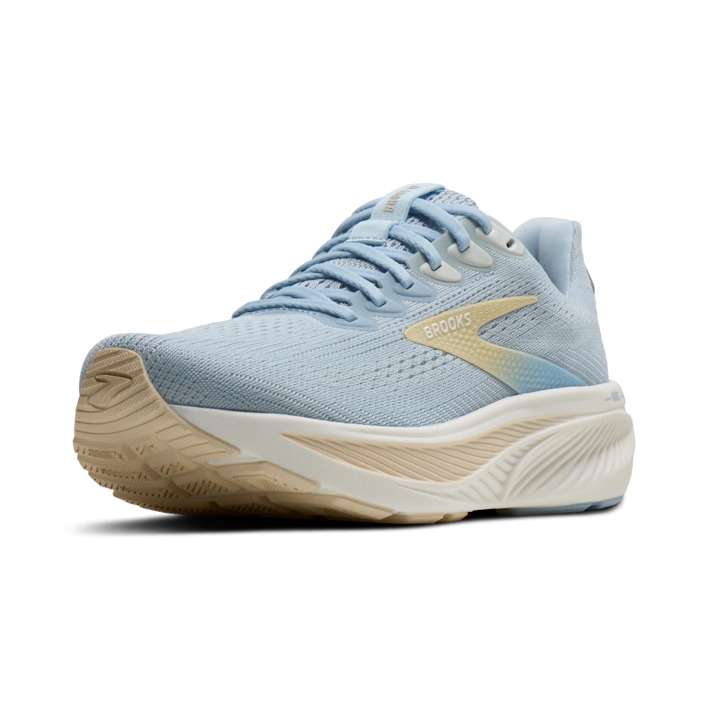 Brooks Women’s Ghost 17 Neutral Running Shoe - Skyway/Coconut/Sand - 10 Medium