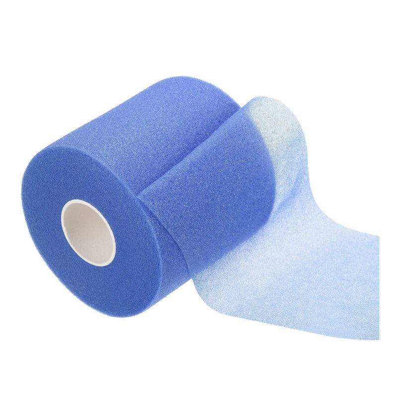 PATIKIL 30 Yard x 2.8 Inch Badminton Grip Cushion Wrap, PE Tennis Racket Grip Tape Backing Film Handle Anti Skid Cushion Accessories, Blue