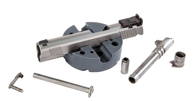Wheeler Universal Bench Block with Non-Marring Construction and Multiple Uses for Pistols, Gunsmithing and Maintenance