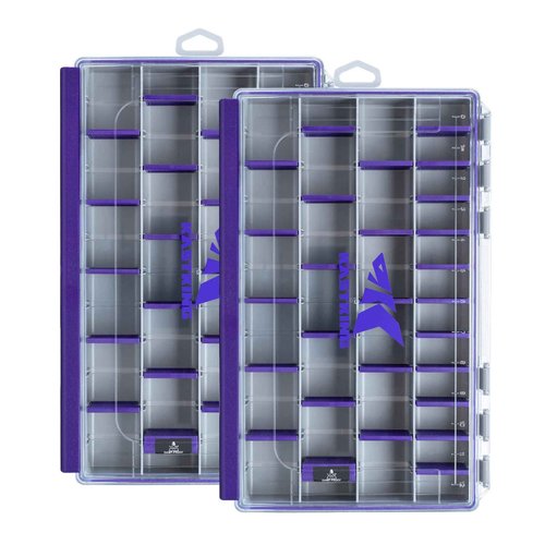 KastKing HyperSeal Waterproof Tackle Box — Royale Family Edition, Waterproof 3600 and 3700 Tackle Trays, Fishing Tackle Box Organizer with Removable Dividers
