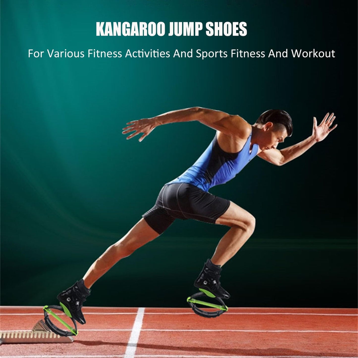 Jump Shoes for Fitness Training - Kangaroo Bounce Shoes for Men and Women, Comfortable Non-Slip Design for Home Gym Workouts, Ideal for Jumping and Aerobic Exercises